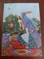 Illustrator Chekalina "Painter" - Modern Ukrainian Postcard - Postcrossing - 2010s / Swallow - Ukraine