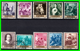 ESPAÑA SELLOS AÑO 1960  - BARTOLOME ESTEBAN MURILLO - SERIE - Used Stamps