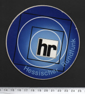 HR HESSICSCHER RUNDFUNK / RADIO FM TV / AUTOCOLLANT - Stickers