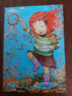 Illustrator Dudnik "Dance" - Modern Ukrainian Postcard - Postcrossing - 2010s / Autumn - Ucrania