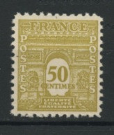 FRANCE - ARC DE TRIOMPHE - N° Yvert 623** - 1944-45 Triomfboog