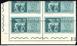 Espresso Lire 150 Cavallo Alato Varietà Dentellatura - Varietà E Curiosità