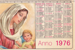 Calendarietto - Scuola Missionaria - Gesù Bambino - S. Antonio A Bate - Napoli - Anno 1976 - Tamaño Pequeño : 1971-80