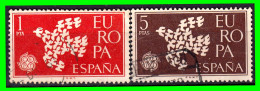 ESPAÑA SELLOS AÑO 1961  - EUROPA SEPT - SERIE - Used Stamps