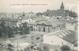 PC38558 Sevilla. Vista Parcial Y Catedral. B. Hopkins - Mundo