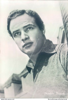 Aa386 Cartolina Postcard Personaggi Famosi Star Actor Attore Marlon Brando - Artistes