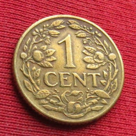 Suriname 1 Cent 1943 Surinam Netherlands Surinão #1 - Surinam 1975 - ...