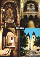 TIHANY, MULTIPLE VIEWS, ARCHITECTURE, CHURCH, HUNGARY, POSTCARD - Hungary