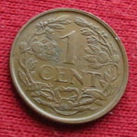 Suriname 1 Cent 1960 Km# 10a Surinam Netherlands Surinão #2 - Suriname 1975 - ...