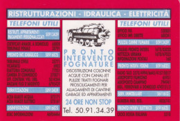 Calendarietto - Pronto Intervento Fognature - Anno 1997 - Petit Format : 1991-00