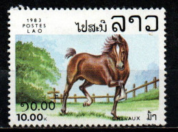 LAOS - 1983 - CAVALLO - HORSE - USATO - Laos