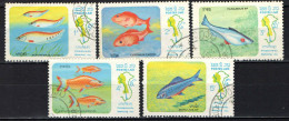LAOS - 1983 - SERIE PESCI - FISHES - USATI - Laos