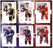 Canada 2014 Ice Hockey Set Of 6 Printed On Card (like Baseball Cards) - Unusual - Nuovi