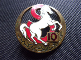 Insigne 10° Escadron De Spahis Algériens - ESA - Algérie - Cavalerie - Afrique - Landmacht