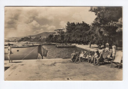 1953. YUGOSLAVIA,CROATIA,DALMATIA,KAŠTEL STARI,BEACH,POSTCARD,USED - Yougoslavie