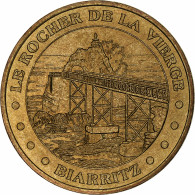 France, Jeton Touristique, Le Rocher De La Vierge, Biarritz, 2003, MDP, Or - Autres & Non Classés