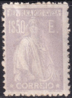 Portugal 1924 Sc 298M Mundifil 290 MH* Vertical Crease - Unused Stamps