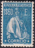 Portugal 1924 Sc 298N Mundifil 291 MH* - Nuevos