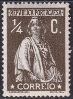 Portugal 1912 Sc 207 Mundifil 206 MH* - Neufs