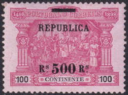 Portugal 1911 Sc 198 Mundifil 197 MH* Couple Light Creases - Nuevos