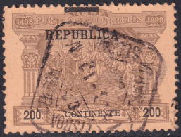 Portugal 1911 Sc 196 Mundifil 195 Used Lisboa Cancel - Gebraucht