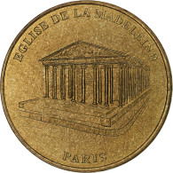 France, Jeton Touristique, Église De La Madeleine, 2002, MDP, Or Nordique, SUP+ - Sonstige & Ohne Zuordnung