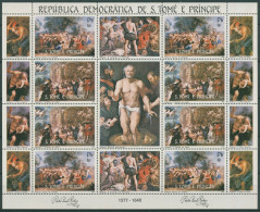 Sao Tomé Und Príncipe 1983 Gemälde V. Rubens 815/16 ZD-Bogen Postfrisch (C28712) - São Tomé Und Príncipe