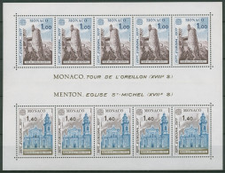 Monaco 1977 Europa CEPT Landschaften Block 11 Postfrisch (C91414) - Blocks & Sheetlets