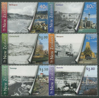 Neuseeland 1998 Städtebauliche Entwicklung Stadtansichten 1729/34 Postfrisch - Unused Stamps