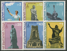 Bulgarien 1980 Olympia Sommerspiele Moskau 2894/99 Postfrisch - Nuevos