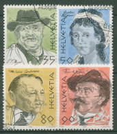 Schweiz 1990 Persönlichkeiten Porträts Künstler 1423/26 Gestempelt - Used Stamps