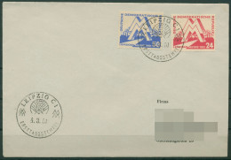 DDR 1951 Leipziger Frühjahrsmesse Ersttagsbrief 282/83 FDC (X18261) - Otros & Sin Clasificación