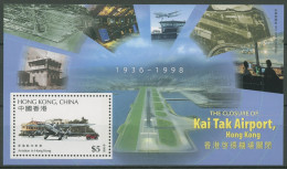 Hongkong 1998 Schließung Des Flughafens Kai Tak Block 58 Postfrisch (C29318) - Blocks & Sheetlets