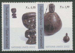 UNO Genf 2002 Unabhängigkeit Osttimors Statuen 438/49 Postfrisch - Nuovi