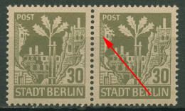 SBZ Berlin & Brandenburg 1945 Freimarke Plattenfehler 7 Aa Waz F 43 A Postfrisch - Berlin & Brandebourg