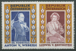 Österreich 1995 Komponisten Anton Webern Ludwig Van Beethoven 2174/75 Postfrisch - Unused Stamps