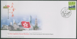 Hongkong 1998 Skyline Hongkong 794 Auf Brief Gestempelt (X99242) - Storia Postale