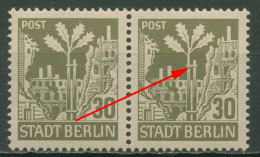 SBZ Berlin & Brandenburg 1945 Freimarke Plattenfehler 7 Aa Wbz F 33 Postfrisch - Berlín & Brandenburgo