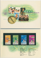 Hongkong 1998 Pfadfinder 849/52 Im Folder Postfrisch (C99252) - Unused Stamps