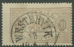 Schweden 1886 Dienstmarken Wappen D 9 B B Gestempelt - Dienstzegels