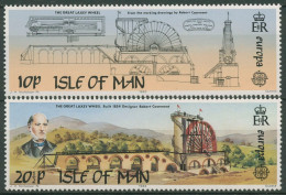 Isle Of Man 1983 Europa CEPT Große Werke Das Wasserrad 240/41 Postfrisch - Man (Ile De)
