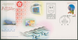 Hongkong 1998 Verkehrsmittel 821 Auf Brief Gestempelt (X99241) - Briefe U. Dokumente