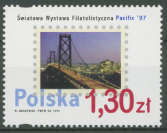 Polen 1997 Briefmarkenausstellung PACIFIC San Francisco Brücke 3650 Postfrisch - Ongebruikt