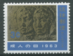 Ryukyu-Inseln 1963 Tag Der Erwachsenen 134 Postfrisch - Riukiu-eilanden