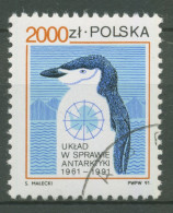 Polen 1991 Antarktisvertrag Pinguin 3336 Gestempelt - Oblitérés