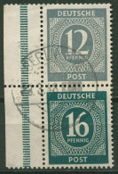 Alliierte Besetzung 1946 ZD Markenheftchen (Abstand 6 Mm) S 294 I Gestempelt - Gebraucht