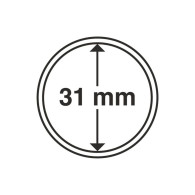 Leuchtturm Münzkapsel Grips 31 Mm (10er Pack) 325003 Neu - Material