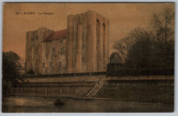 (79) 067, Niort, Collection Galeries Parisiennes Colorisée Toilée 29, Le Donjon - Niort