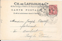 1905 - CH. De LAFILOLIE & Cie 68, Rue Turbigo à Paris & 12, Place Du Parlement à Bordeaux - Mercaderes