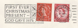 1967  Cover Coleraine FIRST EVER CHRISTMAS PRESENT GOD GAVE HIS SON Illus CROSS SLOGAN  Gb Stamps Religion - Covers & Documents